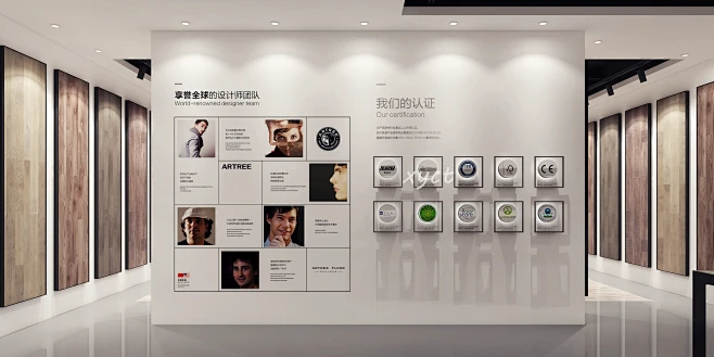 现代材料展厅设计效果图欣赏_【知末效果图】