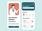 Personal Doctor - Mobile App ux application minimal colors bright illu
