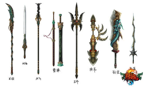 方天画戟领衔《将魂三国》名将兵器震撼登场-花瓣网