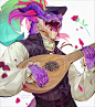 Happy Dragonborn Bard