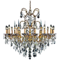 Elegant Lighting Athena 16 Lights French Gold Chandelier