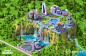 In Seventh Heaven, SunStrike Studios : Here is In Seventh Heaven, an unusual Megapolis location by our studio artists.