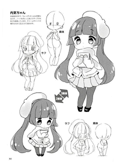 动漫q版人体结构