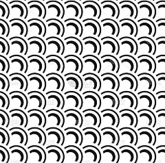 无缝的几何图案。向量抽象重复经典