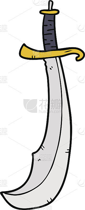 卡通弯刀