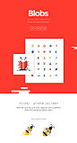 1000+ Free blobs flat icons with two styles : sales@baianat.com