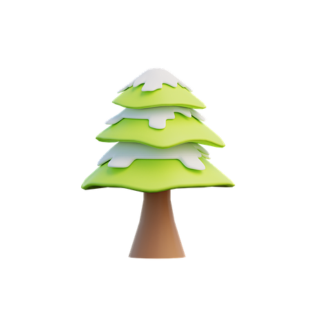 Winter Tree 3D Illus...