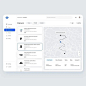 Photo by UI/UX/Webdesign Inspiration on July 30, 2022. May be an image of map and text that says 'DASHBOARD SHIPMENT Dashboard Shipments Searchorder, ems... Prepaid InTransit Completed Shipments Hisense Washing Machine History Sort Carriers AddFilter Bill