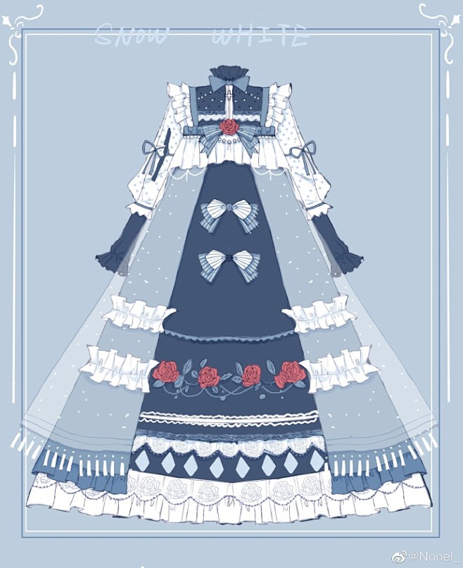 Lolita原创设计
最近未出的稿子 ...