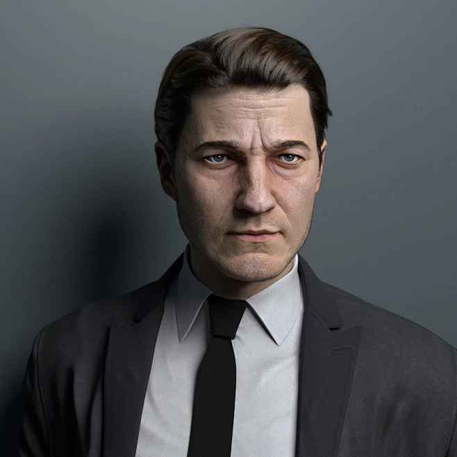 《哥谭戈登》3D同人 Gotham Ja_sfsds作品_角色/人物/生物_CG模型网-花瓣网