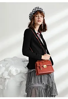 拉菲斯汀手提包女2019新款结婚时尚新娘手提凯莉女包百搭单肩斜挎小方包 620261 安娜红 大型【图片 价格 品牌 报价】-京东