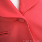 7折特馈 推荐必收优雅简约弧形领色彩真丝西装外套2色[wt00582] tone elegancy 原创 设计 新款 2013 正品 代购  法国