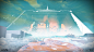 Destiny 2: Leviathan , Dorje Bellbrook : The Leviathan, Emperor Calus' planet-eating pleasure ship.  Thanks to Art Director Mike Zak for keeping me on point when I tried to make it square like other Cabal ships.  The curved shape language really helped in