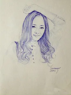 夏敏玄素描作品之电影《小时代》中的人物素描4 - 老泥鳅素描论坛 http://www.laoniqiu.com #素描#