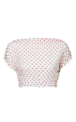 Sequence top in red polka dot by MATICEVSKI Preorder Now on Moda Operandi