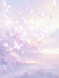 Midjourney｜紫色·梦幻蝴蝶✨