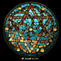 珠宝设计玫瑰窗（the rose window），也称玫瑰花窗，为哥特式建筑的特色之一，指中世纪教堂正门上方的大圆形窗，内呈放射状，镶嵌着美丽的彩绘玻璃，因为玫瑰花形而得名 ​ ​​​​