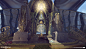 GOD OF WAR - ALFHEIM - ENTRANCE - DRAGON, Sarah Swenson : Responsible for Temple Entrance modeling, sculpting and texturing. <br/>Door concept by Abe Taraky<br/>I worked with two other amazing Environment Artists to create the Alfheim level -