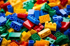 儿童益智颗粒积木配件