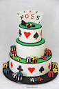 创意十足的扑克牌翻糖蛋糕，送给那个爱打扑克的他~相信他一定会被你感动的呢~http://www.lovewith.me/share/detail/all/29223