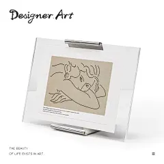 现代简约欧式亚克力金属海报杂志架样板房样板房客厅卧室饰品摆件-淘宝网