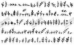 可爱黑白素描小草小花 【酷图网】黑白,剪影,背影,剪纸,果子,浆果,野果,花草,树叶,叶子,叶片,绿叶,树枝,花朵,可爱,白描,手绘,绘画,插图,插画,小图案,小清新,日系,和风,印花,图案,
