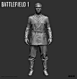 Battlefield 1 - Officer Highres, Rui Mu : I Made the body and accessories, the face and hair by Linus Hamilton.