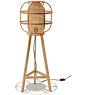 Industry West Cane Hurricane Floor Lamp