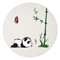 竹间系列——熊猫