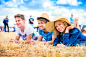 Teenagers at summer music festival, lying on the ground by Jozef Polc on 500px