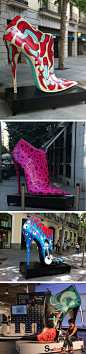 Shoe Street Art – Sapatos gigantes tomam as ruas de Madrid