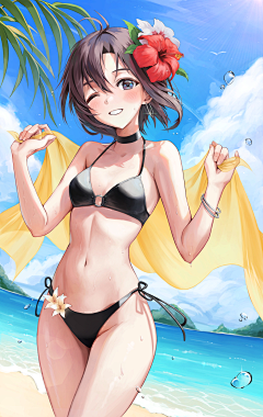 深海奥里昂采集到人物插画日韩（女）