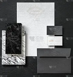 黑白印刷材料模型集