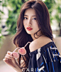 miss A秀智Suzy代言拍摄CARIN品牌2016夏季新款太阳眼镜广告