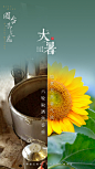 国台系列节气海报  大暑