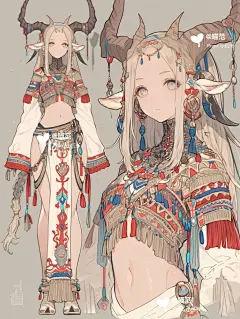 角色设计| 161 羚羊 - 小红书
