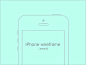 iPhone Wireframe for Sketch by Liz Lara in 50个精彩的8月出炉的免费设计资源