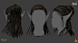 Baldur's Gate 3, Andreea Scubli : These are some of the hairstyles I worked on for Baldur's Gate 3, while I was at Airship Images. I absolutely loved this project! Shadowheart's hair (5th image) was created in collaboration with Miguel Pescador and Hywel 