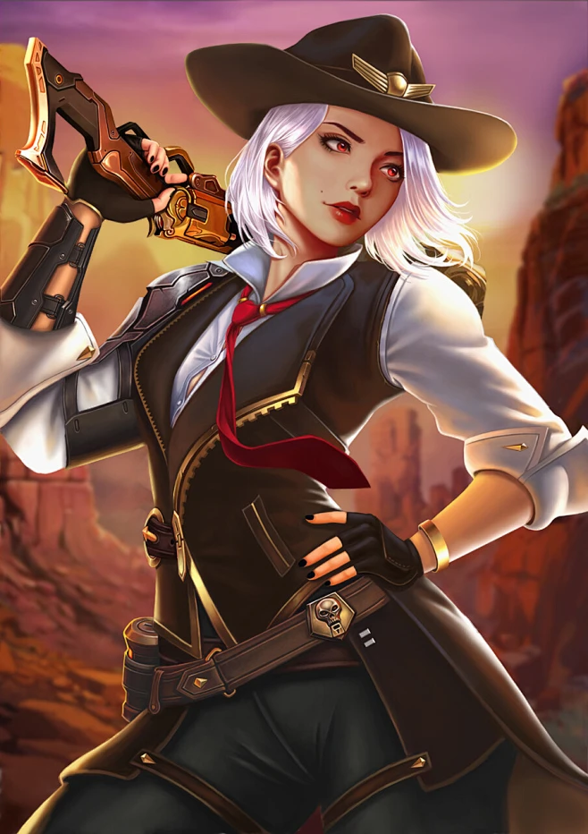 FAN ART-OVERWATCH ASHE, J -Concept : FAN ART-OVERWATCH ASHE by J ...