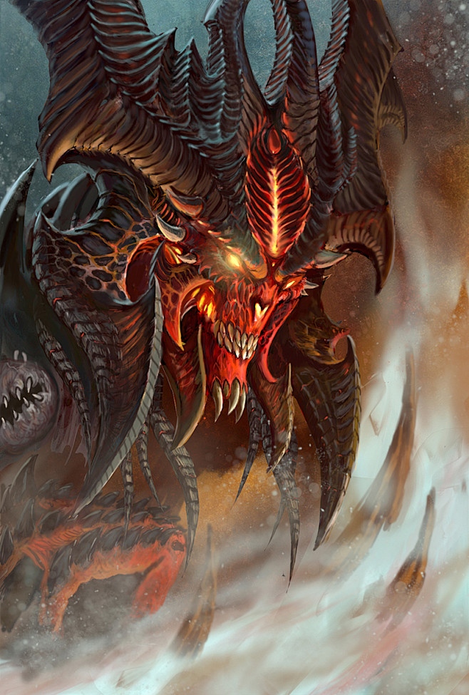 临摹的暗黑3大菠萝