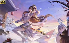 4K120【吕玲绮*冰魄映雪】配音修复动态壁纸 | 三国杀十周年 - 哔哩哔哩