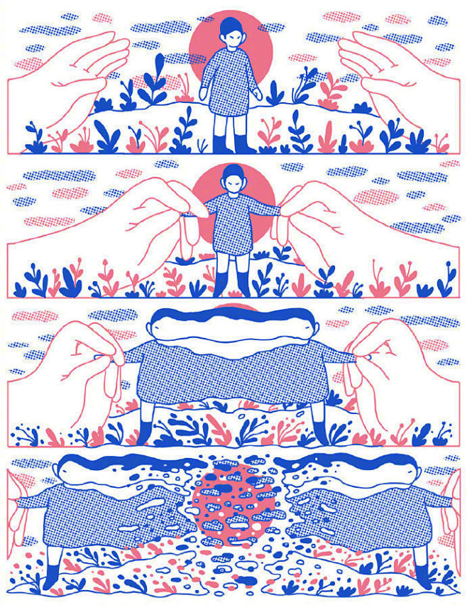 纽约的艺术家和插画家 evan m. c...