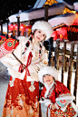 雪乡写真|这组汉服亲子写真也太美了吧‼️