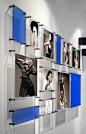 Mondrian inspired wall gallery by We 