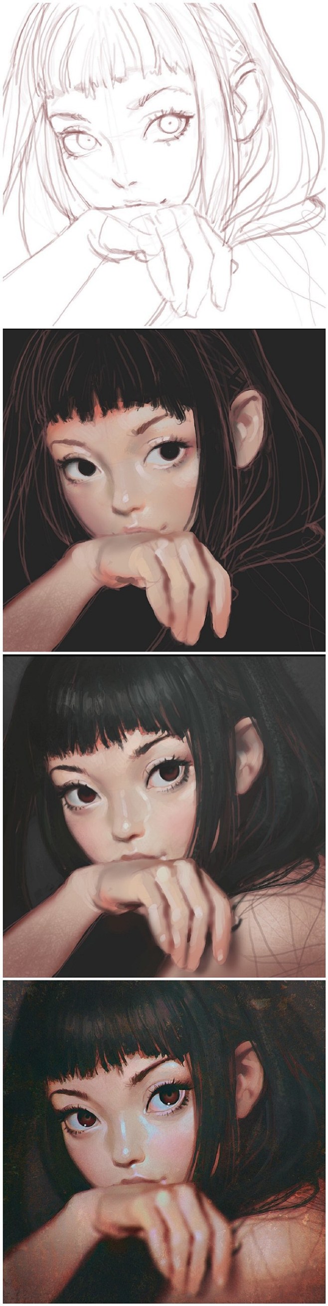 【插画师 Ilya Kuvshinov ...