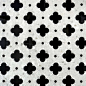 This may contain: black and white tile with circles on it