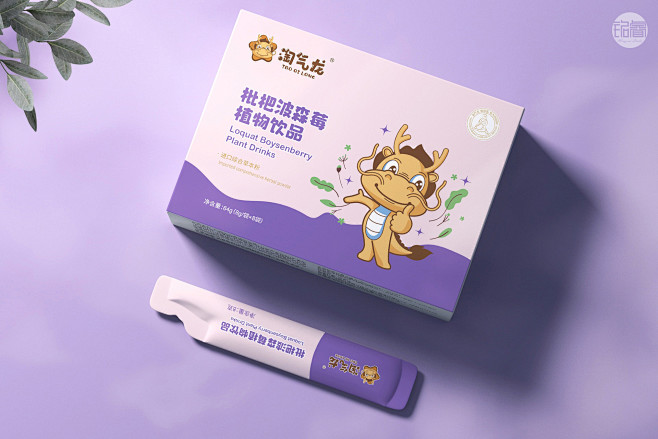 淘气龙儿童保健品系列产品包装设计©刘益铭...