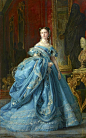 Canvas Prints Painting - Isabella Princess Of Asturias Daughter Of Isabella II Of Spain by Vicente Palmaroli