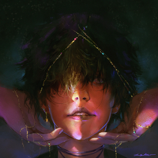 米津玄师头像asherlisa插画师作品涂鸦王国gracgcom