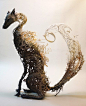绝美的奇幻动物粘土雕塑，加拿大艺术家 Ellen Jewett